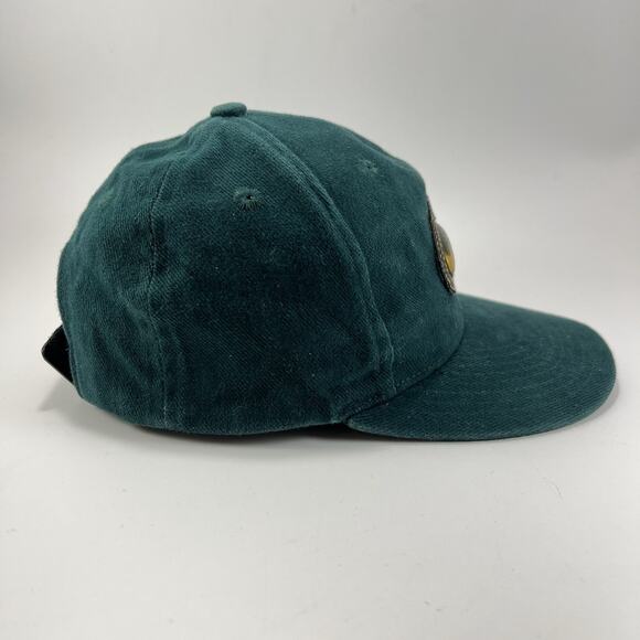 Nike Air Swoosh Vintage 90's Adjustable Strapback Cap Hat Green Bubble Logo - Picture 3 of 9